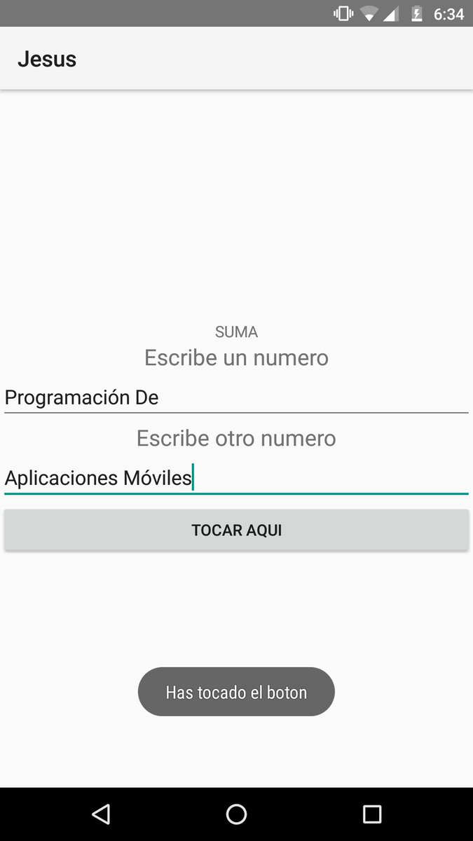 JesusAr_22's tweet photo. Primeras Prácticas en AIDE-IDE for Android Java C++ #Programacionandroid #Programacionmovil #Java https://t.co/kDpJ0wECg1