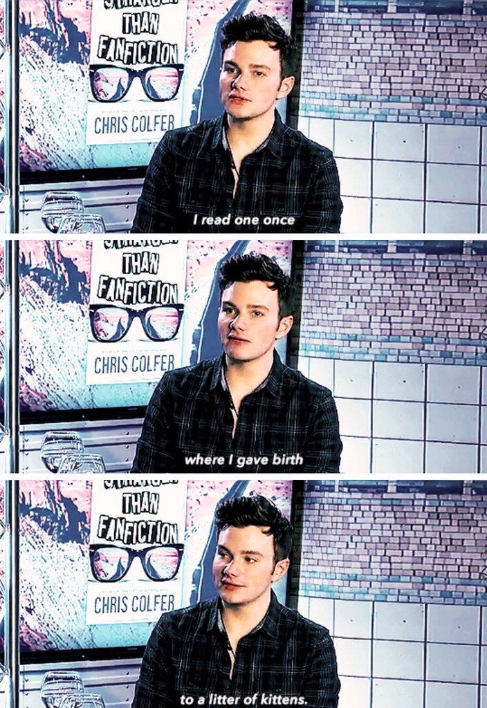 talking about all the fanfics hes read