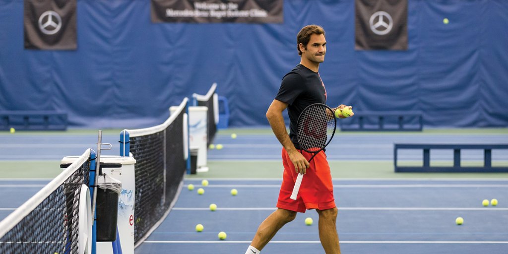 History-making starts today. Round one with @rogerfederer. #USOpen https://t.co/S2O8UIiCeB