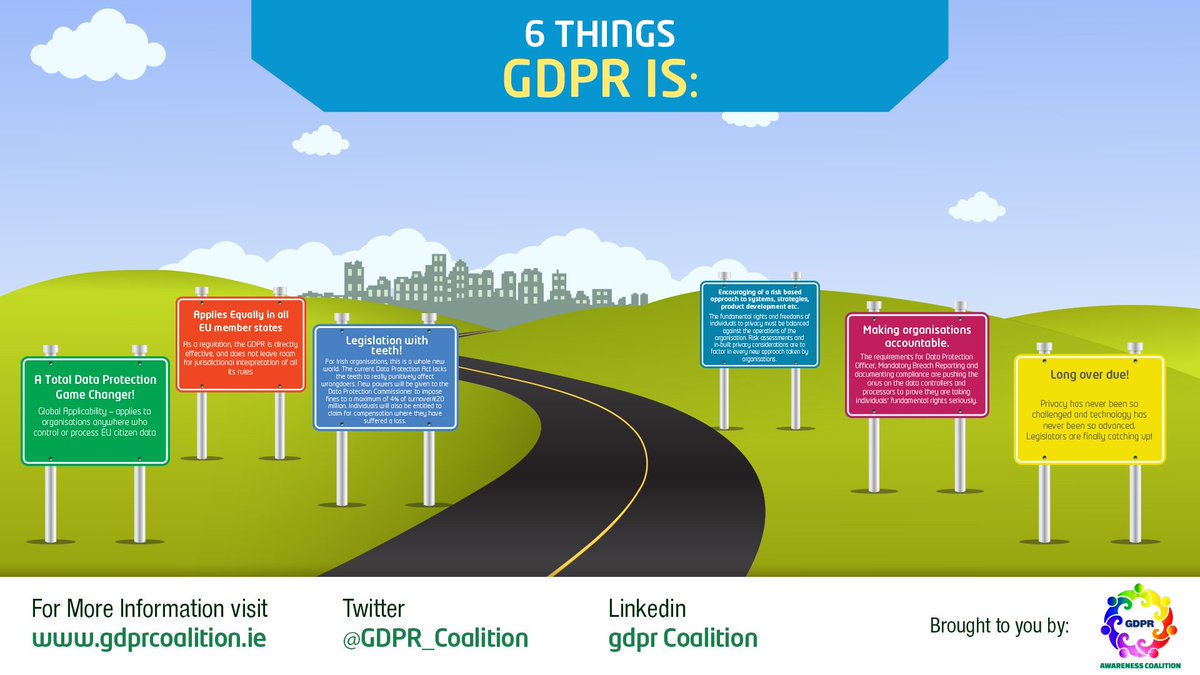 GDPR_Coalition's tweet photo. So What IS "This GDPR Thing" ?

#gdpr #DataCenter #dataprivacy #dataprotection #datasecurity #iot #cloud #databreach https://t.co/GGvcOYS218