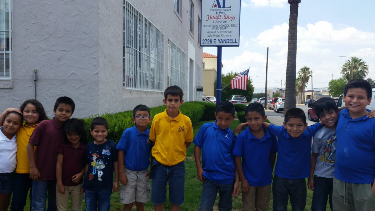 Alopez_JHS's tweet photo. Thank you Assistance League for your generosity and helping Hambric look their best! 😊👖👕👟 you are amazing! #TeamSISD @AL_ElPaso https://t.co/Fuo0DM1tJ2