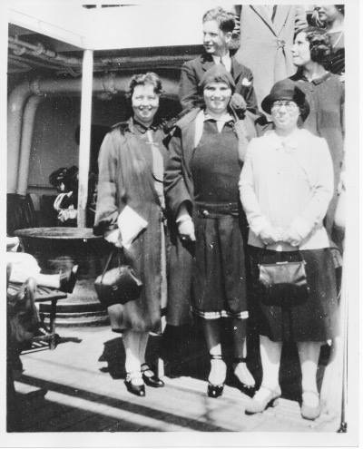 maryrangallery's tweet photo. Paul #Chidlaw on a boat to France 1927. He traveled &amp; studied in Europe &amp; Africa till 1935 w/ Lhote, Despujols, &amp; St. Hubert de la Montagne https://t.co/cU3FycNA6Y