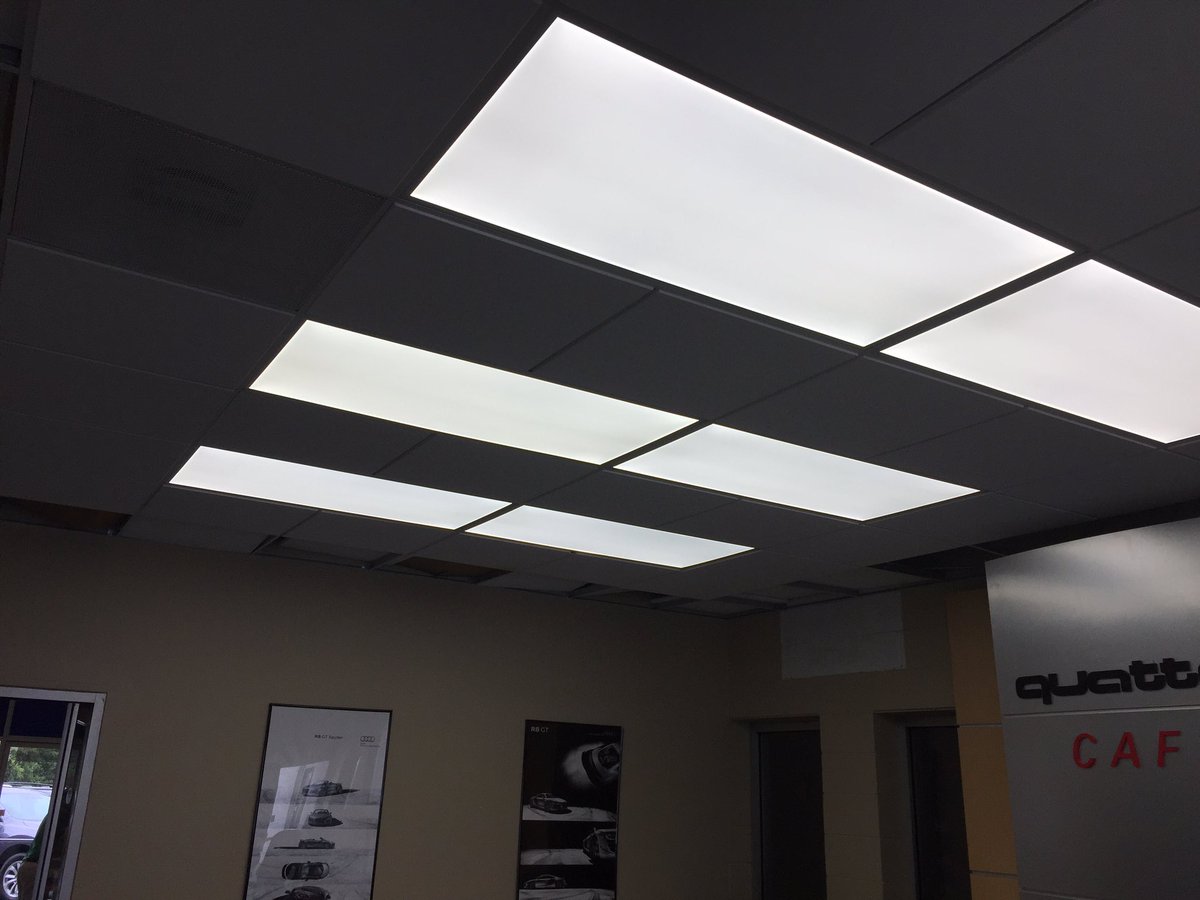 Acura Dealership - LED Upgrade to 2x4 LED Flat Panels