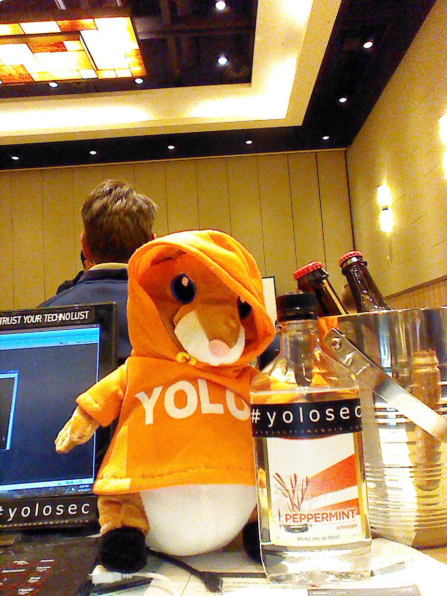 DumpsterConFire's tweet photo. @DerbyCon REAL QUESTION IS... ARE YOU READY FOR US? #derbycon #dumpstercon #yolosec https://t.co/vCgxnvrFDw