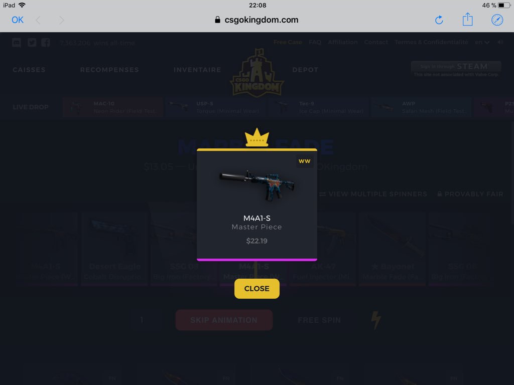 Welbou_'s tweet photo. @CSGOKingdomCom Good Luck https://t.co/uJOVdX2zTa
