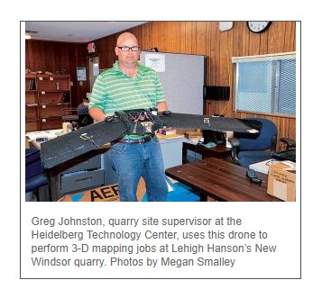 TuffWing's tweet photo. #pitandquarry #tuffwing #gregjohnston #uavmapper #newwindsorquarry #heidelbergtechnologycenter #lehighhanson Photo credit: Megan Smalley https://t.co/a9Y7O1i7pk
