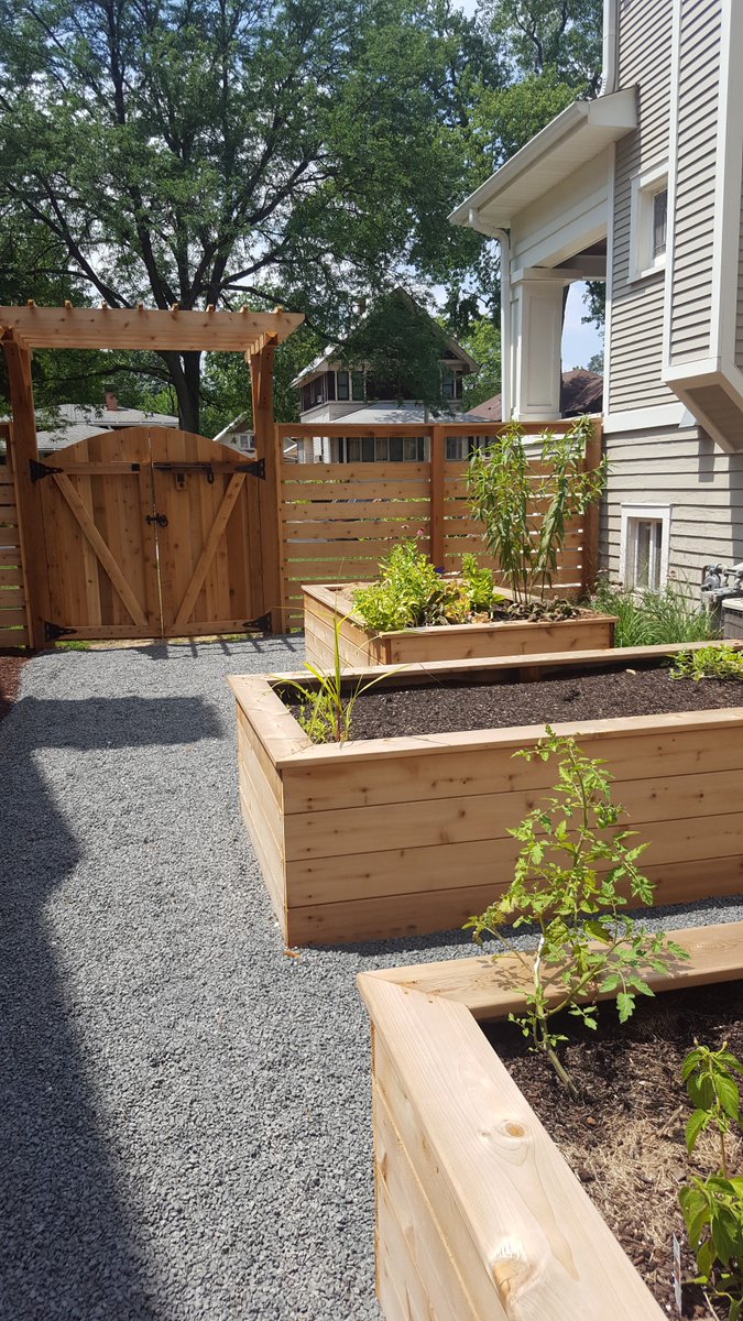Updated Oak Park home with amazing veggie beds.