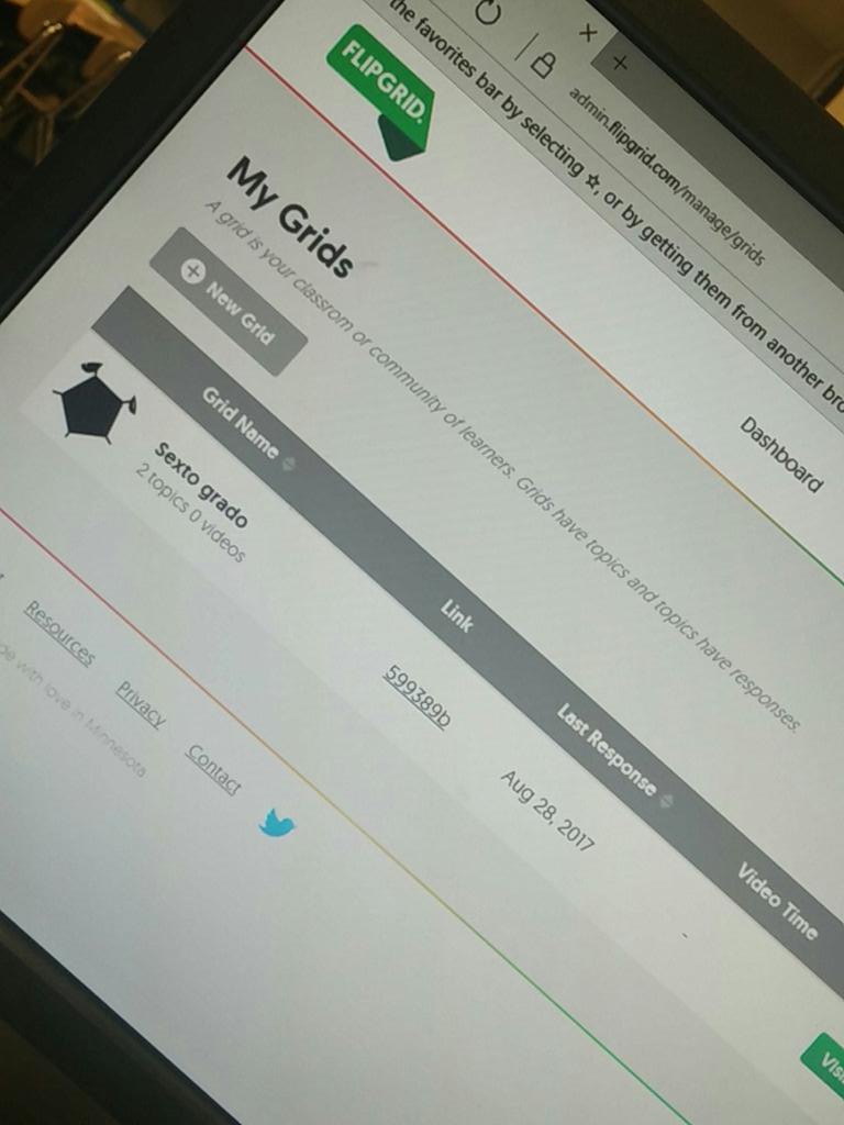 mmarioherraez's tweet photo. Getting the homework ready for my students. Flipgrid, really useful! @flipgrid #Flipgrid #Video #Honework https://t.co/hOMBx1J4on