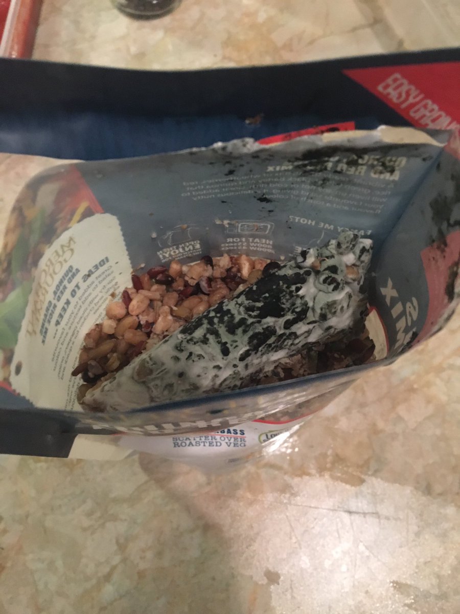 miss_clarkeson's tweet photo. Cheers then @Tesco for selling me mouldy quinoa today 😷 https://t.co/GFgF5wUT7i