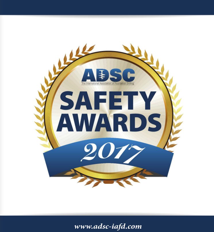 NicholsonConst's tweet image. Proud to be a 2017 @ADSC_IAFD Safety Award winner! #BuildOnUs #stepupforsafety foundationdrillingmagazine.com/2017awards/ind…