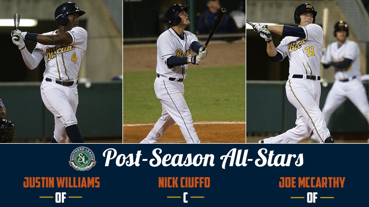 Montgomery Biscuits on Twitter "Congrats to Justin Williams, Nick