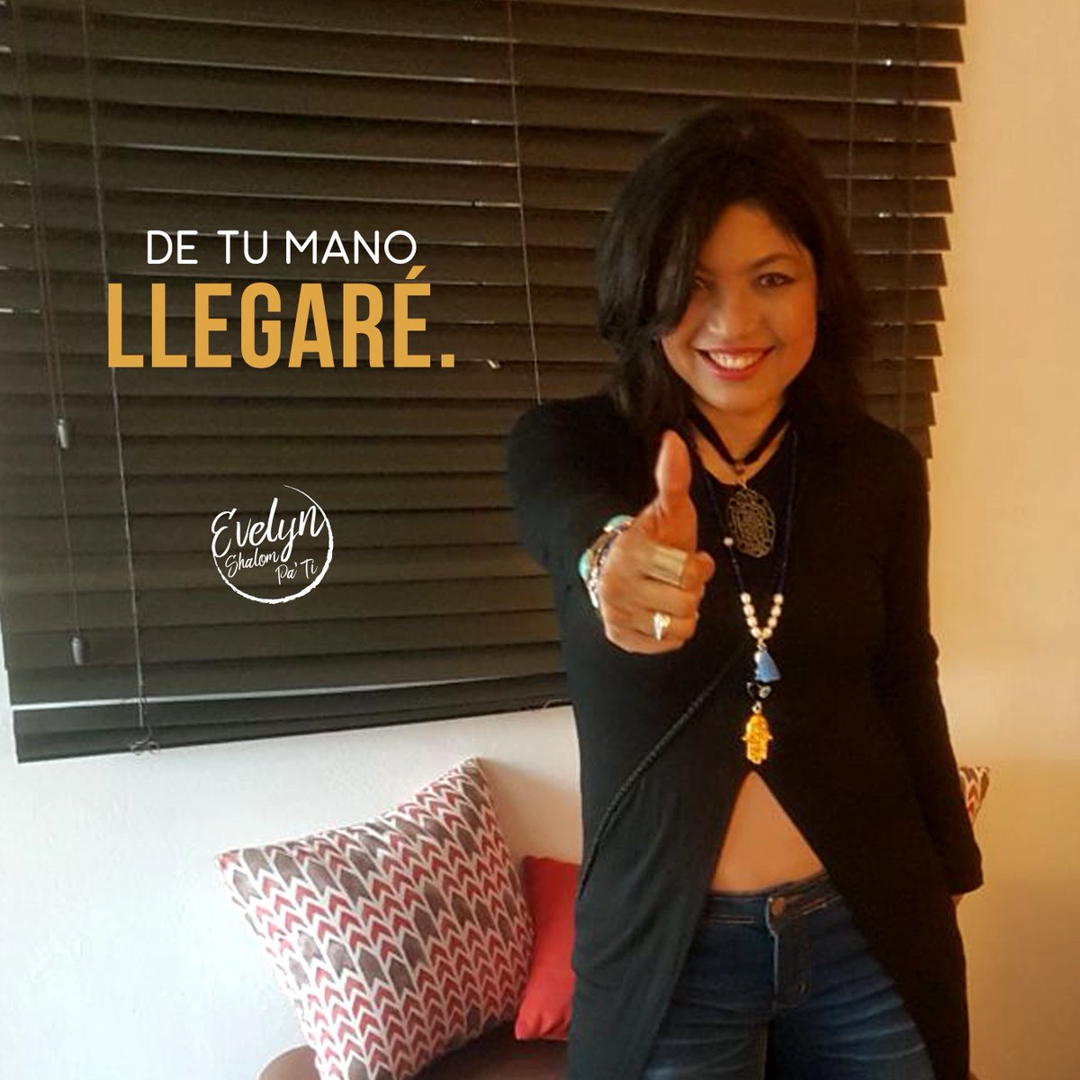 De tu mano llegaré. #ShalomPaTi #EvelynFrases