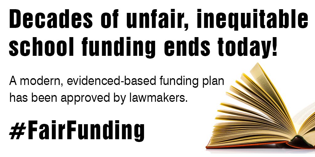 ILSenDems's tweet image. #FixedTheFormula One step away from being law! Awaits the governor's signature.