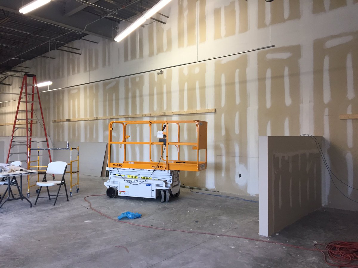 riverstonepgh's tweet photo. Drywall is up! Painters will arrive soon! https://t.co/wUVUnZtxMe