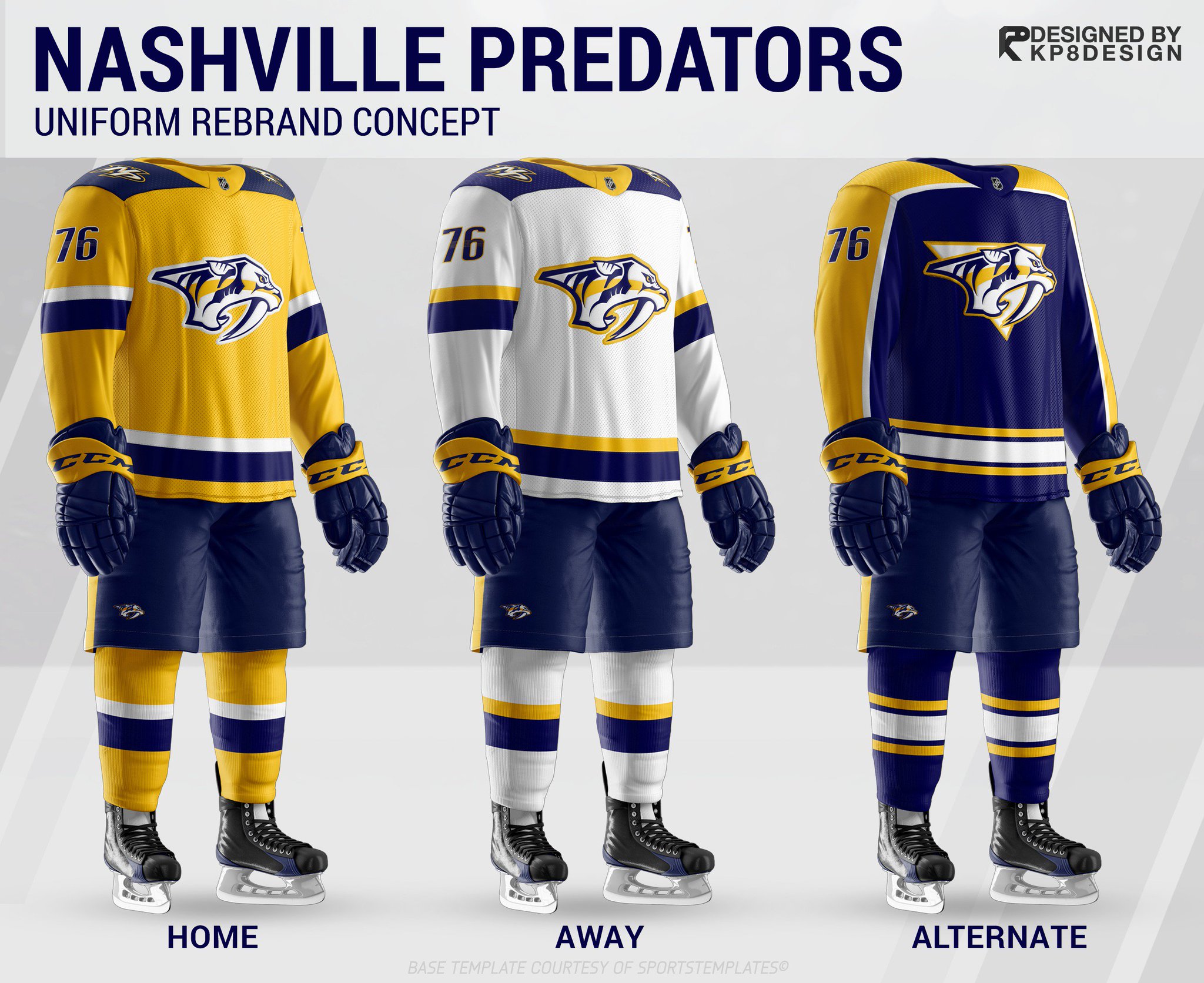 predators jersey history