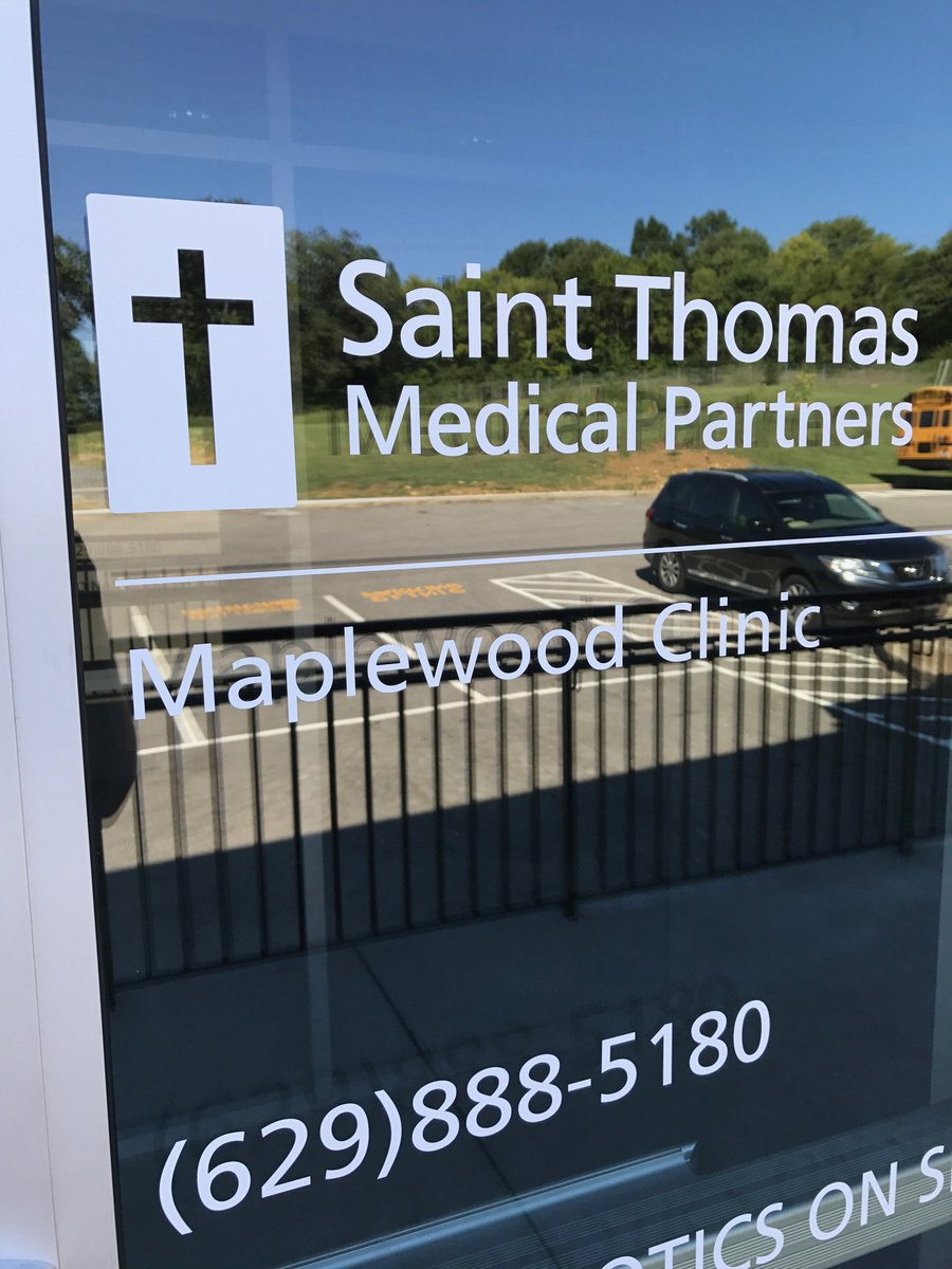 PantherNation_1's tweet photo. The St. Thomas Clinic at Maplewood is open for business Tuesdays & Thursdays from
8 a.m. - 4 p.m. #puthealthfirst @AoSMW_MHS https://t.co/KG0roKoMBq