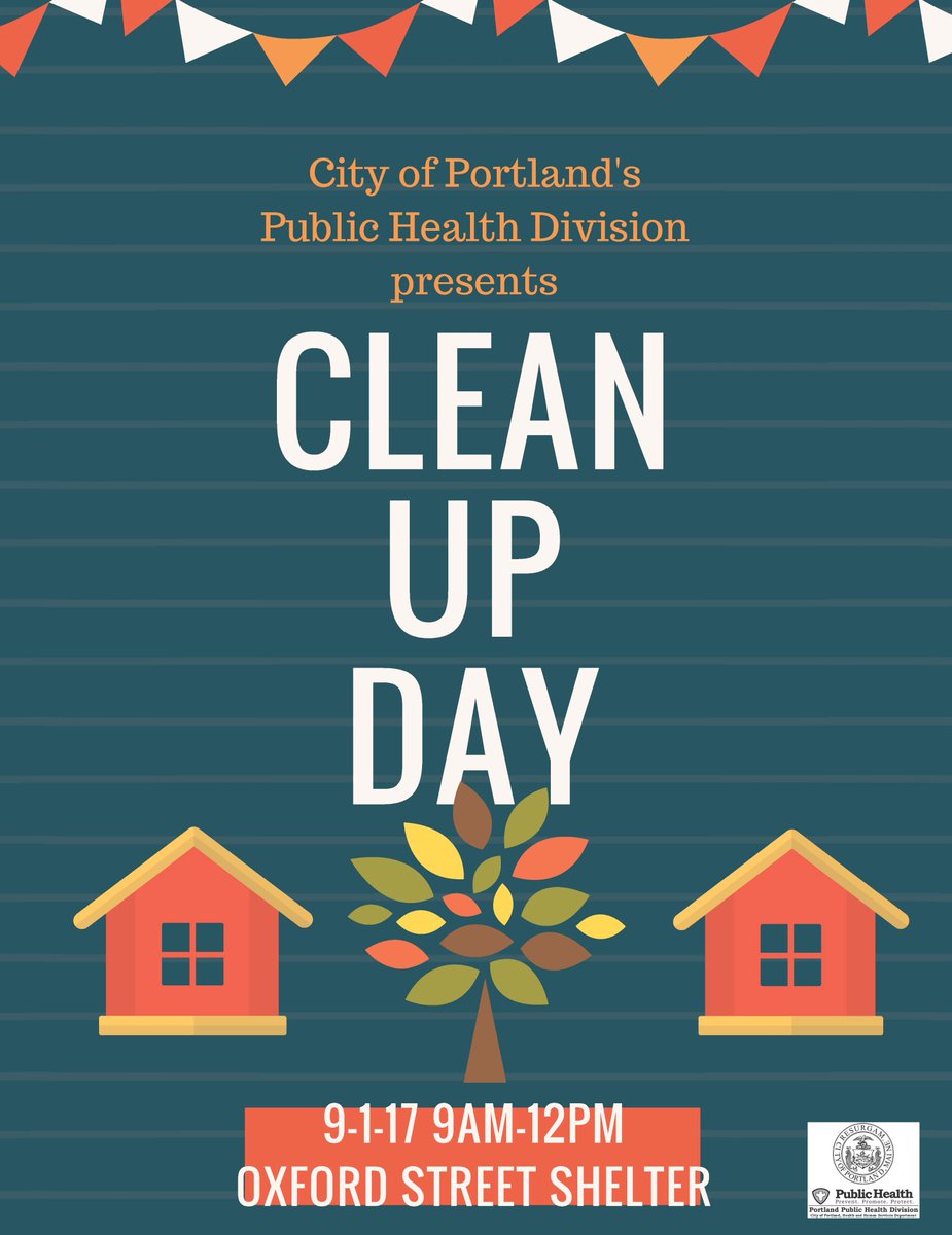 CityPortland's tweet photo. Portland Public Health is leading a clean-up day in Bayside this Friday from 9am-noon! Contact Zoe FMI: 756-8024 or zop@portlandmaine.gov. https://t.co/U38Qfpt2YN