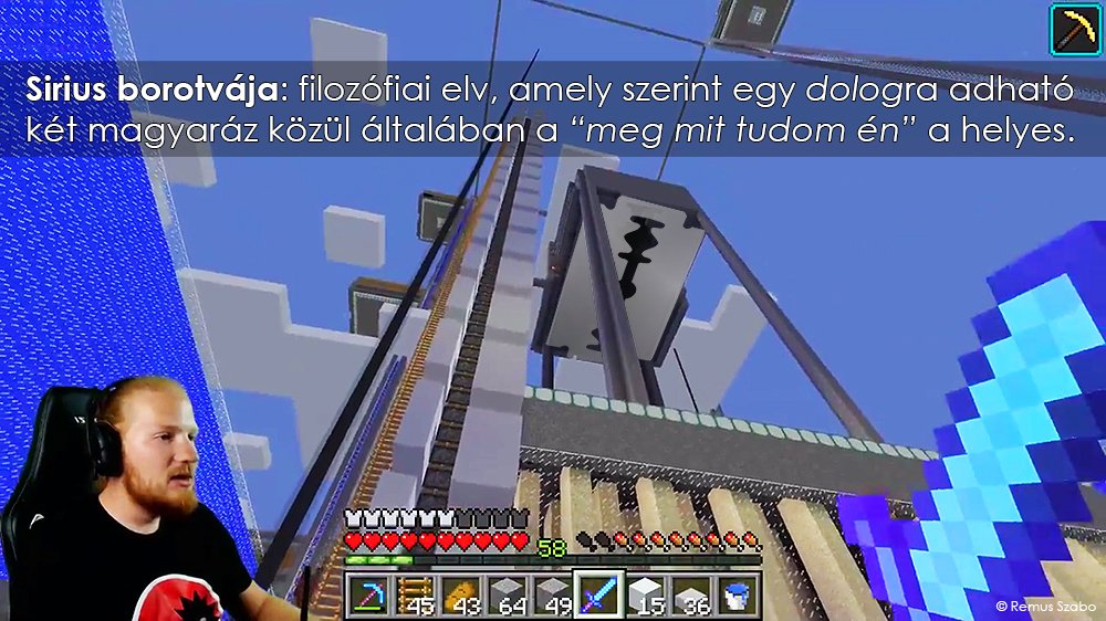RemusSzabo's tweet photo. Occam után szabadon @pinguinfighter #minecraft #monstertrap https://t.co/BZyKyImcST