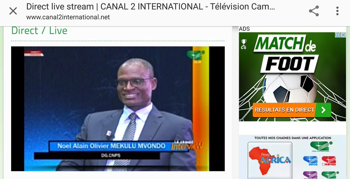 OliaStoryTeller's tweet photo. "Tous les DG de stés publiques ne peuvent pas avoir le même salaire malgré l'harmonisation" 💬 DG @CnpsCameroun sur @canal2inter #MAMBonas https://t.co/IAslvwWlwX