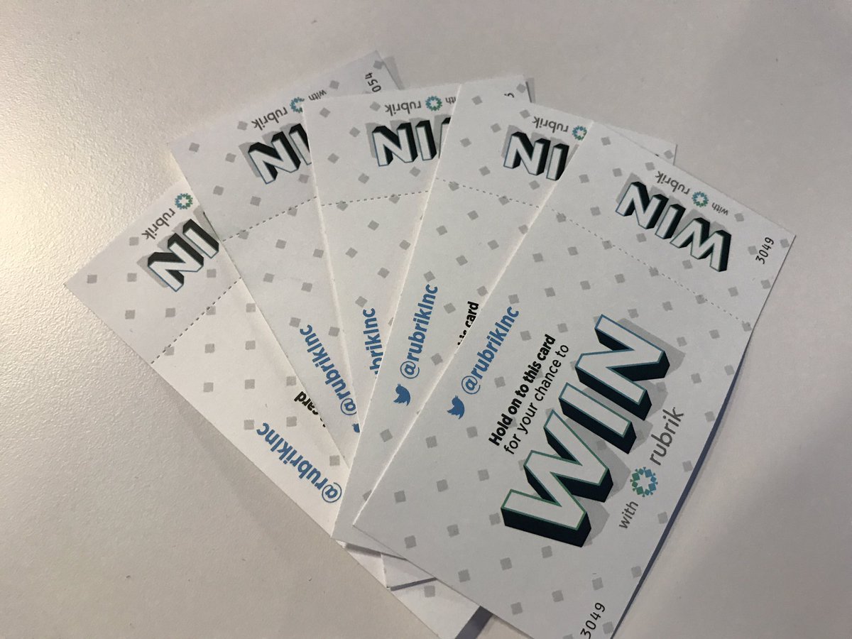 rubrikInc's tweet photo. At #VMworld? Come over to #Booth412 to enter our 3pm raffle. Win a YETI cooler &amp; other prizes. https://t.co/cFB2cJgmsr