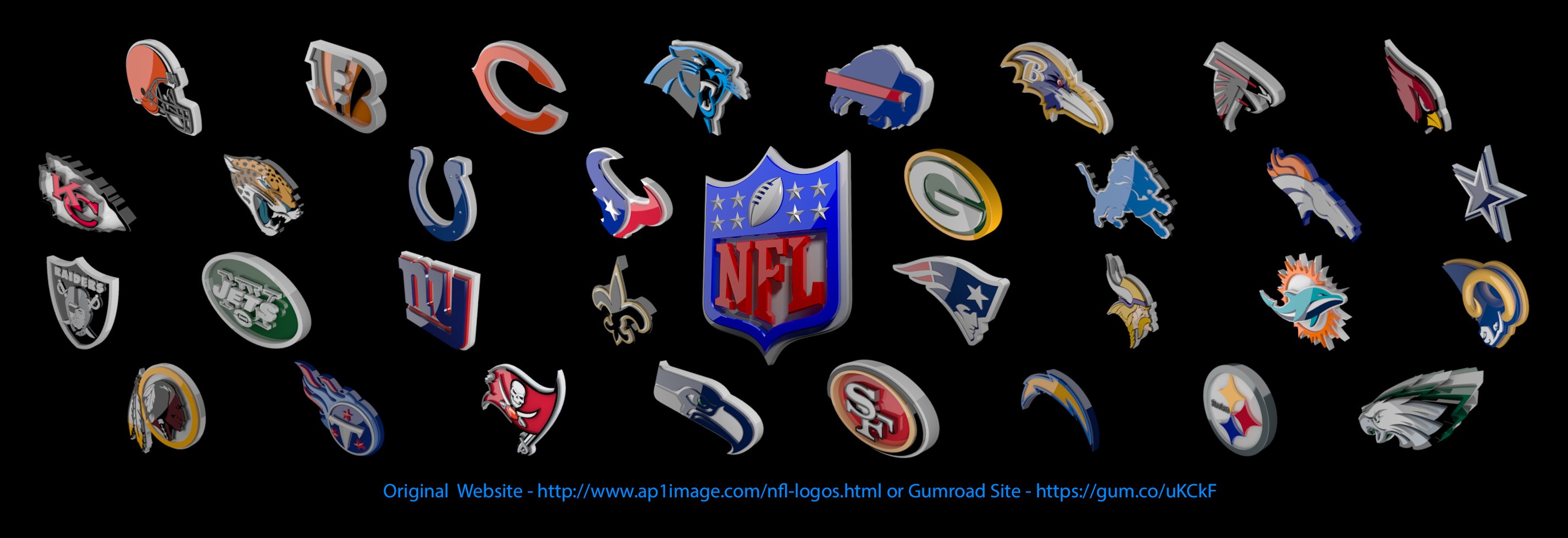 3d Nfl Logo