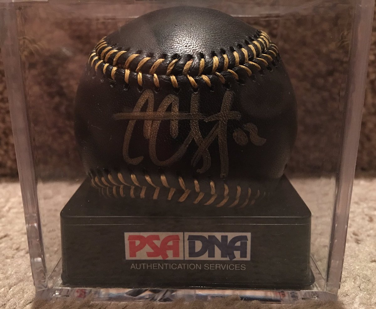 AndersonAuth's tweet image. Previous Devers sold! New Devers ball-$45, Polanco 8x10-$15, Sabathia 9.5 PSA ball-$75. Send screenshot of donation to claim any items