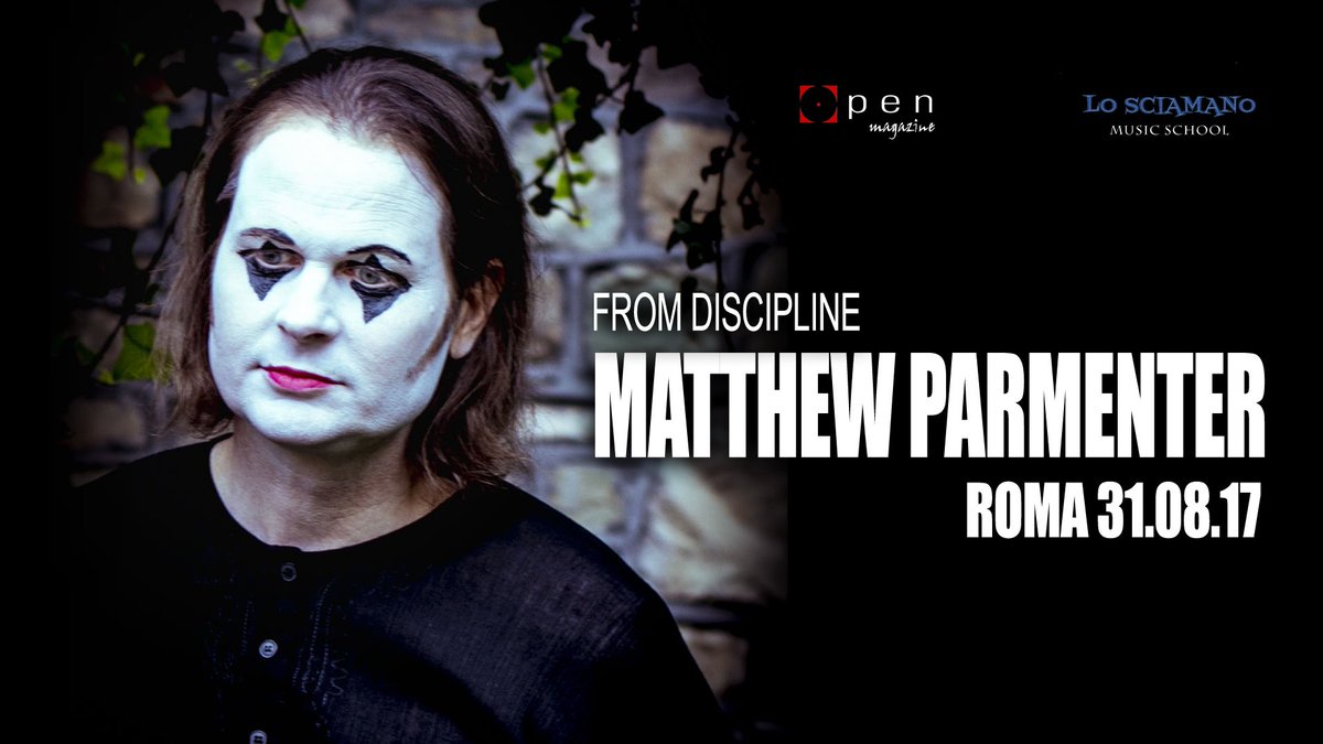 Tra poche ore a Roma il concerto di Matthew Parmenter dei <a href="/DisciplineBand/">Discipline band</a>. Info e biglietti su openmagazine.info