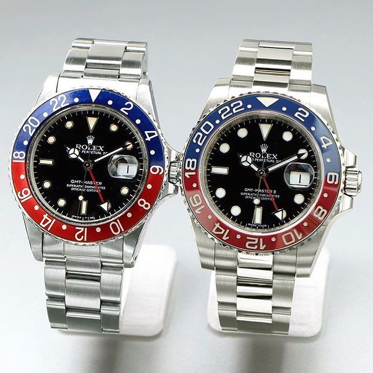 DailyWatchFix's tweet photo. Pepsi duo 🔵🔴 SS vs WG 💪.
📸 Pic by @rolexdiver | #DailyWatchFix https://t.co/635TDu44N9