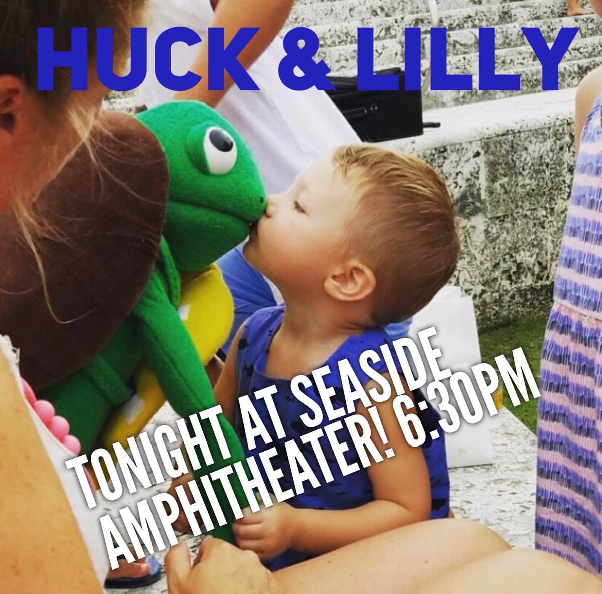Catch Huck & Lilly TONIGHT  at #SeasideAmphitheater! 6:30pm...Our thoughts and prayers are with Texas❤️ @SeasideFL_
