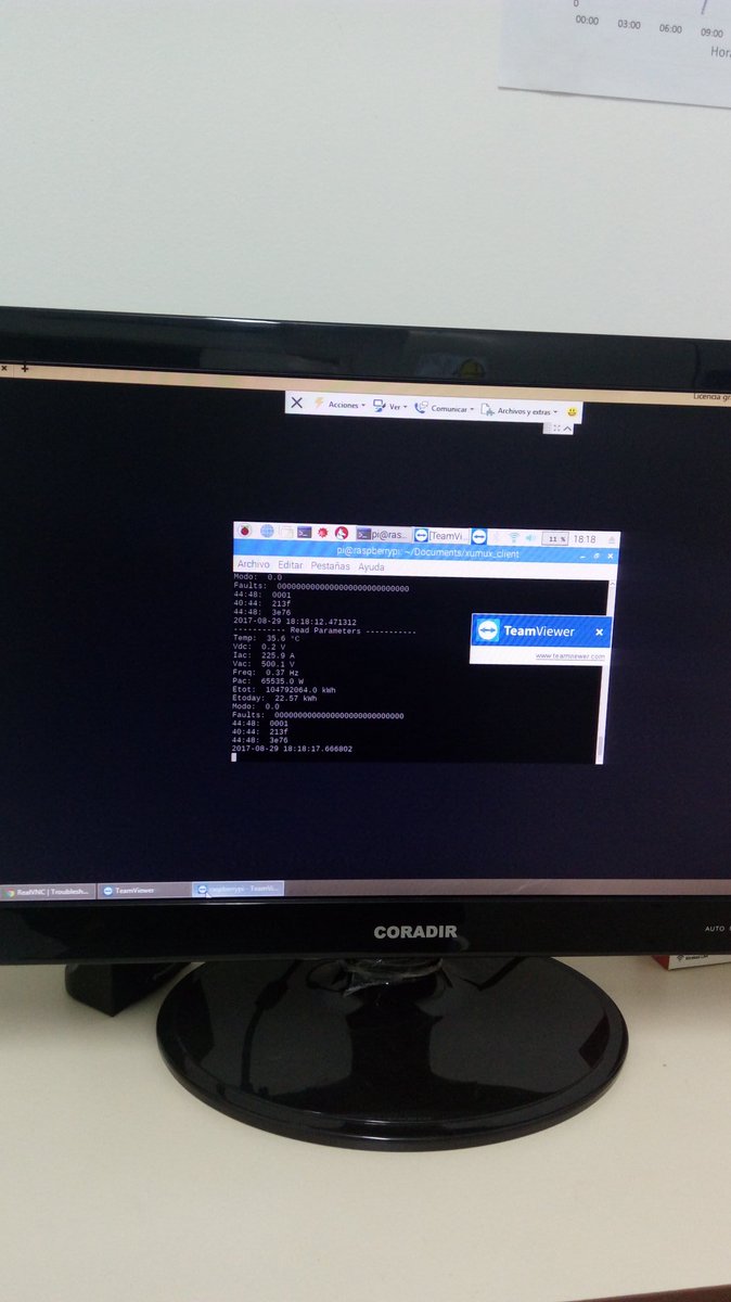 nicolasrocchia's tweet photo. Y funciona!! No al 100% aun, pero funciona!!! #RaspberryPi3 #Raspbian #Python #TomaDeDatos #PanelesSolares
#UTN https://t.co/tclOkjs6Zs