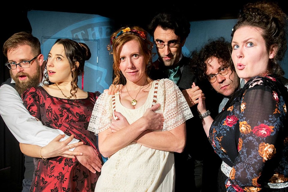 HouFringeFest's tweet photo. Fringe favorites @hideouttheatre return with hilarious erotic Jane Austen improv! Only at @MATCHouston ! Tickets @ https://t.co/yWWvg7FlFt https://t.co/xcbN6U9bfC