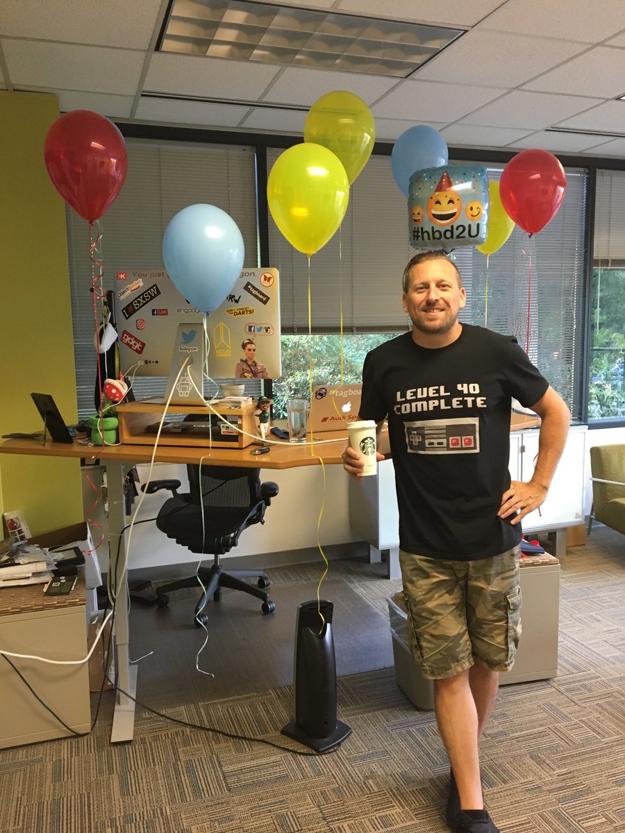 tagboard's tweet photo. Happy wishes to our badass CEO @jdbt! 40 and crushing it. Goals is an understatement ๐ช๐ฝ #hbd2U #level40complete #CEOswhorock #ALLTHEFEELS โค๏ธ https://t.co/6t3LoR4ylh