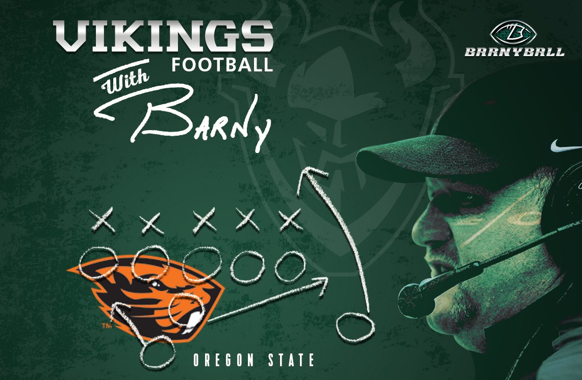 psuviks's tweet photo. It's time for Viking Football Bruce Barnum! Cameos from Josh Kraght and Darnell Adams. @darnelladams7 https://t.co/pD9t5MxAVL #BarnyBall https://t.co/VSioWKXBKh