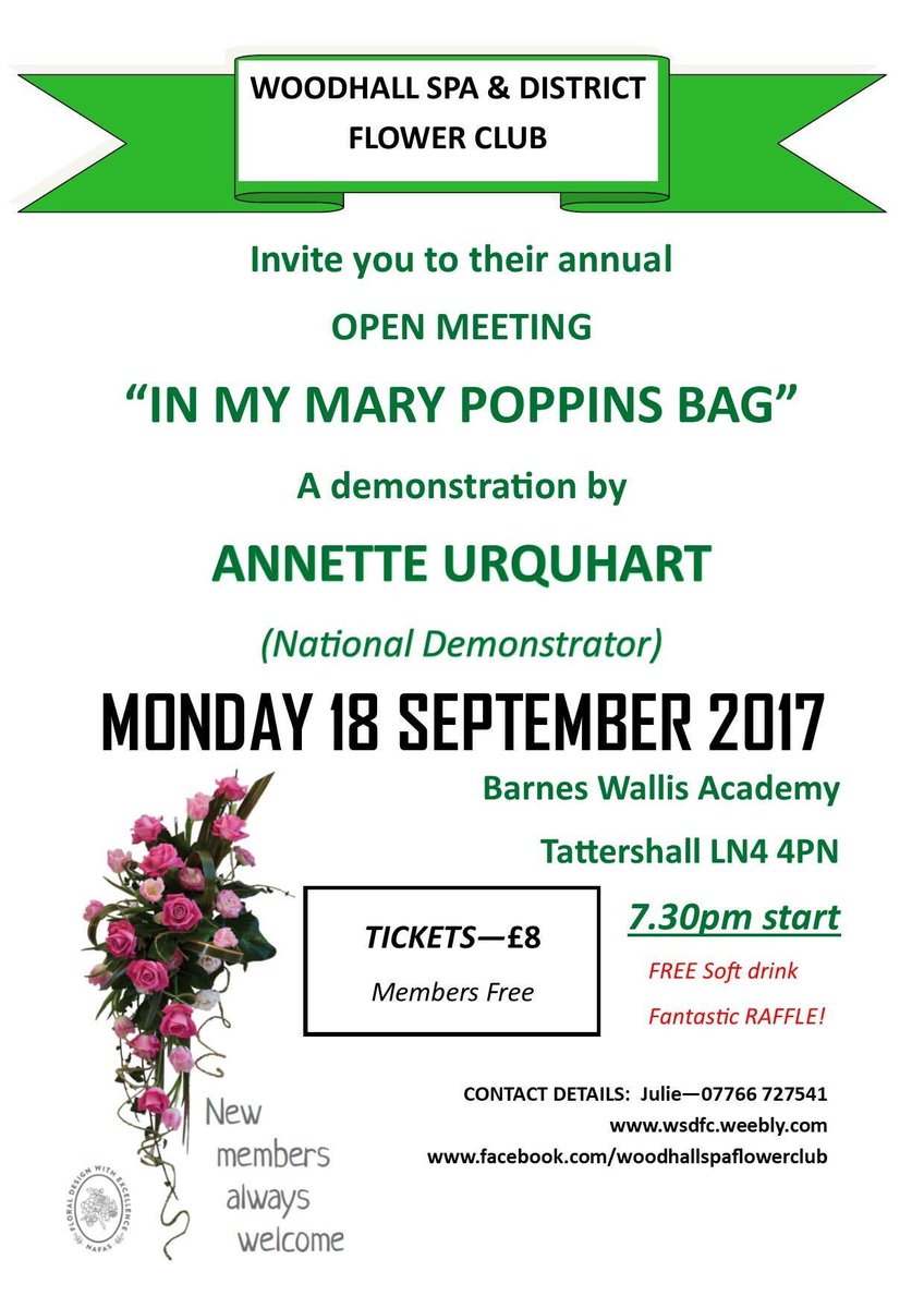 WoodhallFlowerClub (@woodhall_flower) on Twitter photo 