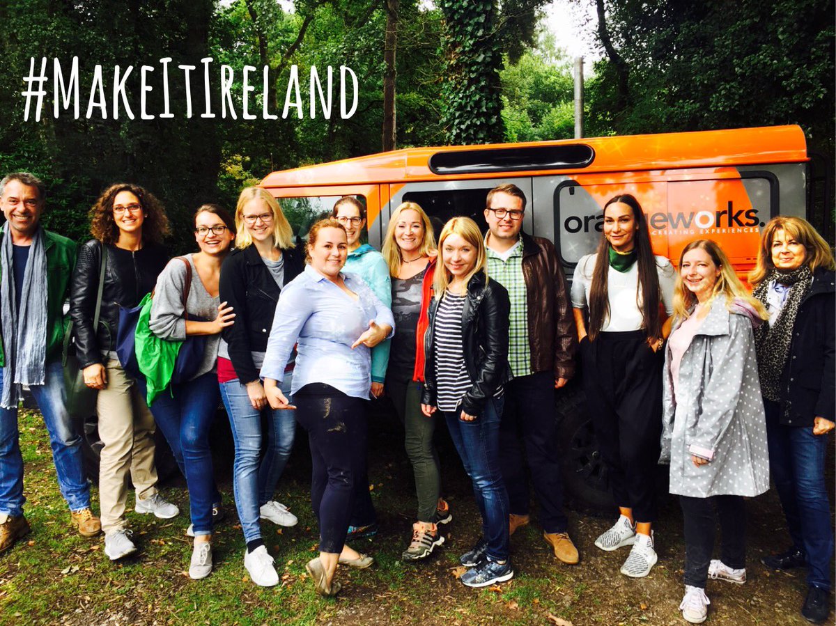 OranMasterson's tweet photo. Fab time with our #GermanFAM group today @OrangeworksIE @AdvantageDMC @CartonHouse @MeetInIreland #MakeItIreland See you soon! https://t.co/dkiktXFzKK