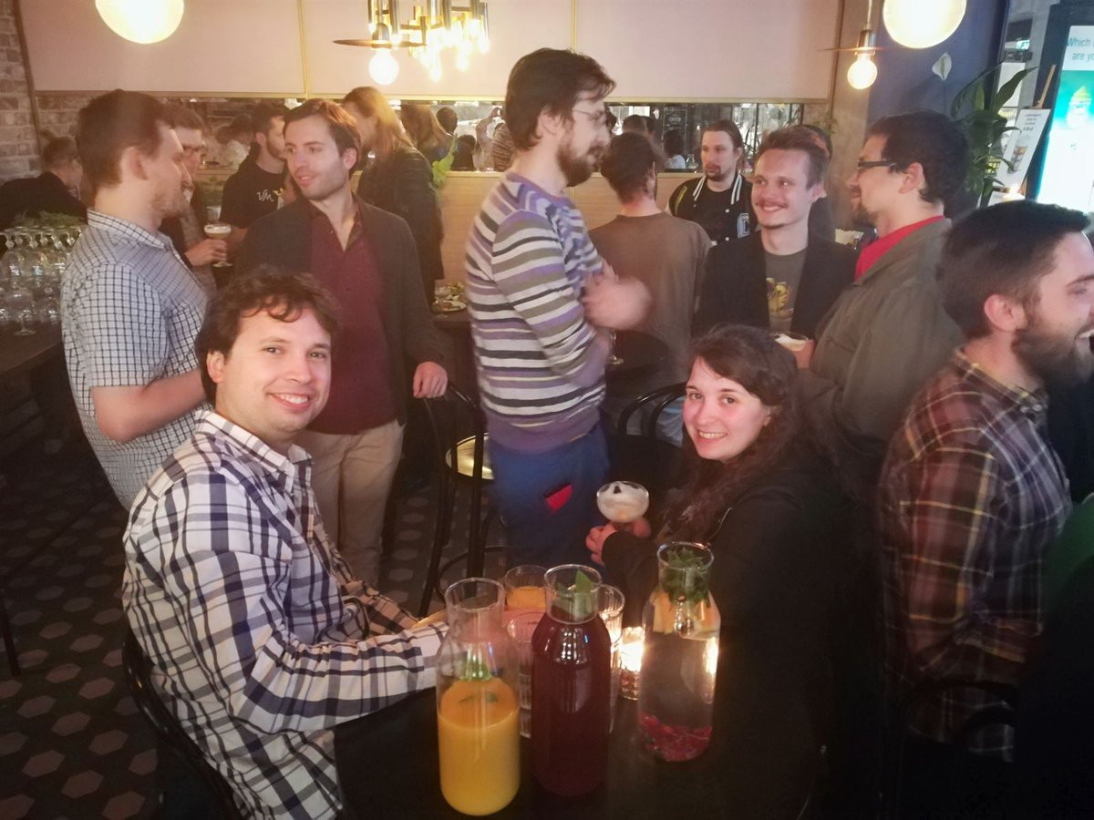 JulioCMarambio's tweet photo. #Chile #Poland #gamedev #meetup in Warsaw :) https://t.co/hEaPTizXSd