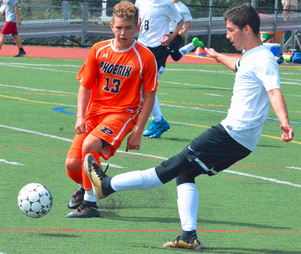 OneidaSports's tweet photo. #BoysSoccer: Spurgeon, Larsson net hat tricks for @Chitt_Bears in lopsided win over Phoenix.
https://t.co/WxHCX2YelC https://t.co/WxDe1KP66d