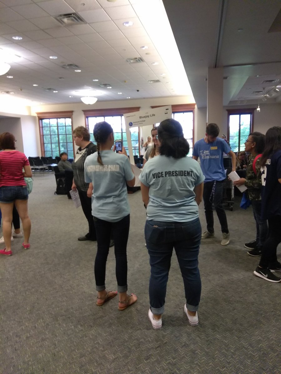 ElmhurstSGA's tweet photo. #ecsga and #ecub threw a great event for #ecwow !! SGA apps are available in the OSA! https://t.co/6fyVwdEWS2
