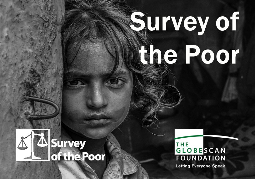 Join us in one hour for a webinar exploring initial findings from the Survey of the Poor: bit.ly/2wQEtCU