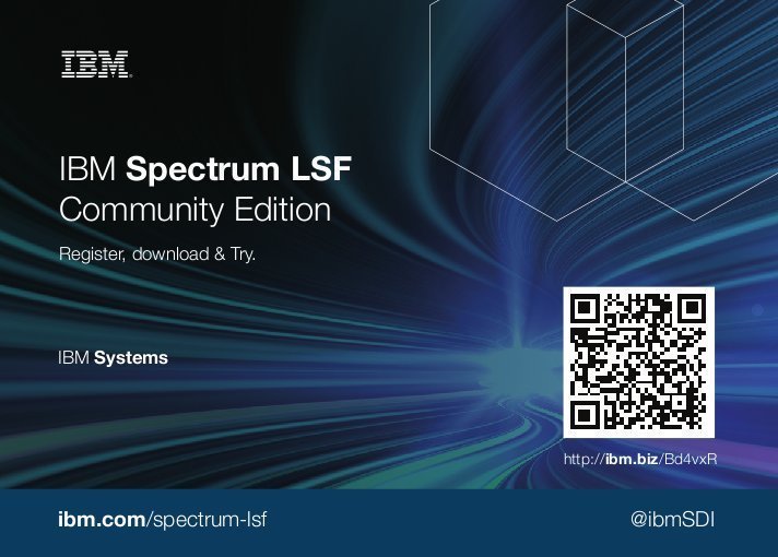 gabor_samu's tweet photo. #IBM Spectrum #LSF Community Edition. Free to download and use. Supports #Linux on #POWER8 and more https://t.co/bT07sLDAOA #OpenPOWERorg https://t.co/1xGsFTxVEQ