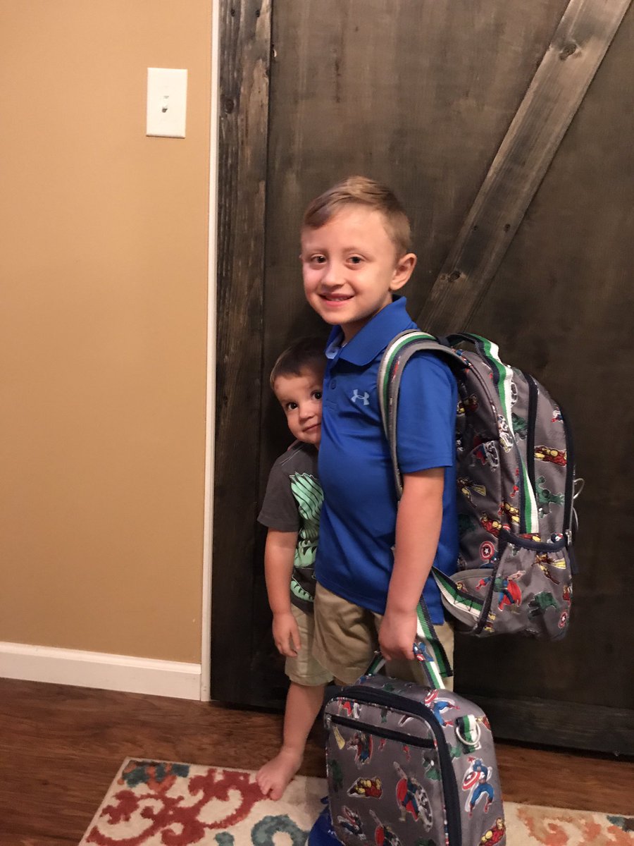 RebeccaAbernat2's tweet photo. Adlers first day! #BacktoSchoolon9 #FirstDayGaston #rankinelementary #GCSFirstDay https://t.co/kX6ltIIGe0