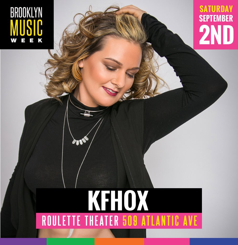 OfficialKFHox's tweet photo. NYC, I'm coming home! Meet me at #BKMW on Sept. 2nd for one of my ONLY #NYC shows this fall! #brooklynmusicweek https://t.co/txfv3htecs
