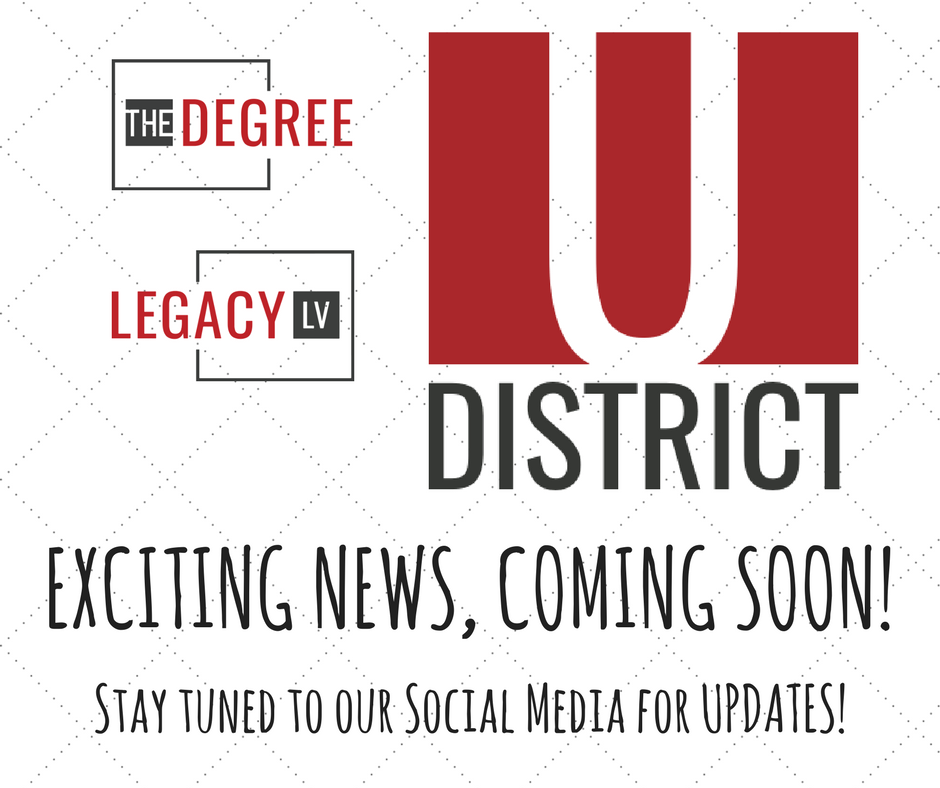 Legacy_LV's tweet photo. Exciting news! We have a big announcement coming soon and will be launching a new initiative for you all. #UDistrict #UNLV https://t.co/EE5juwTtgj