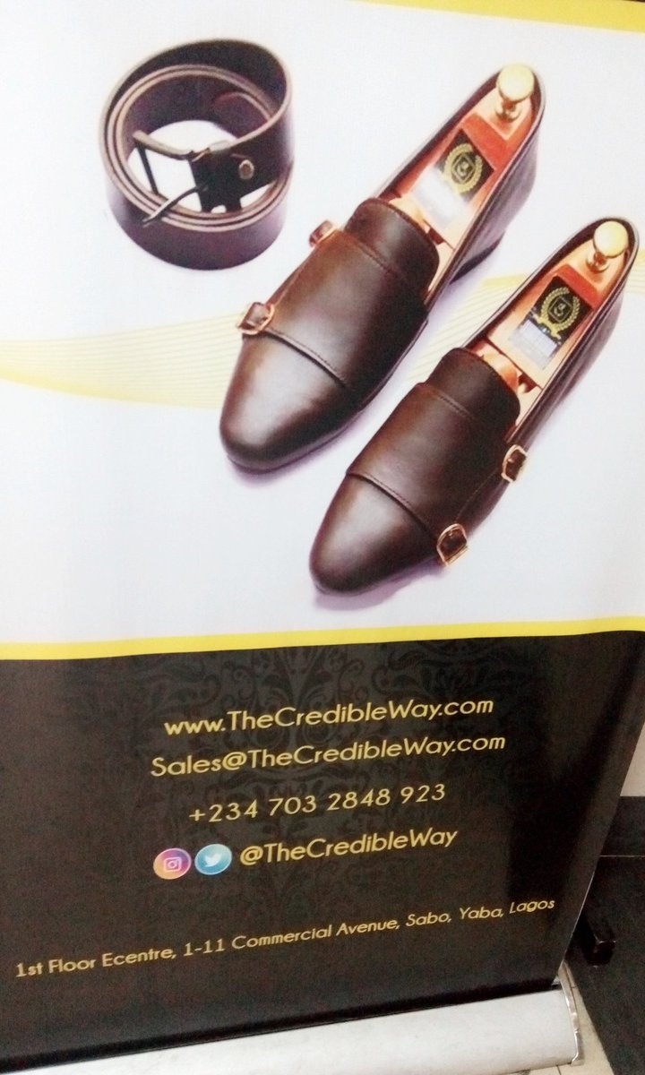 ecentre3's tweet photo. Top NOTCH Shoes now in stock!!!

Visit-TheCredibleWay

07032848923

1-11 Commercial ave, 1st Floor E-centre, Sabo-Yaba.

@TheCredibleWay https://t.co/1qE872lWrz