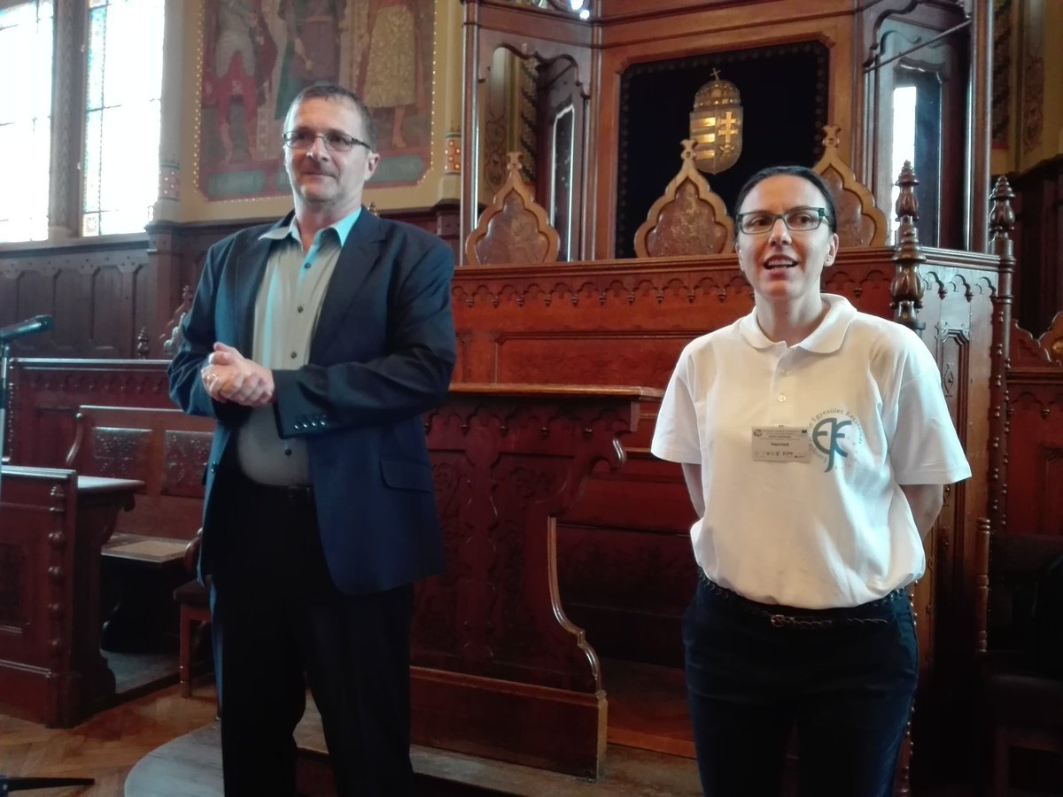 ENRYP_network's tweet photo. Staff Training - Welcome to #Kecskemét, partners greeted by the vicemayor https://t.co/BukC0TbXvc