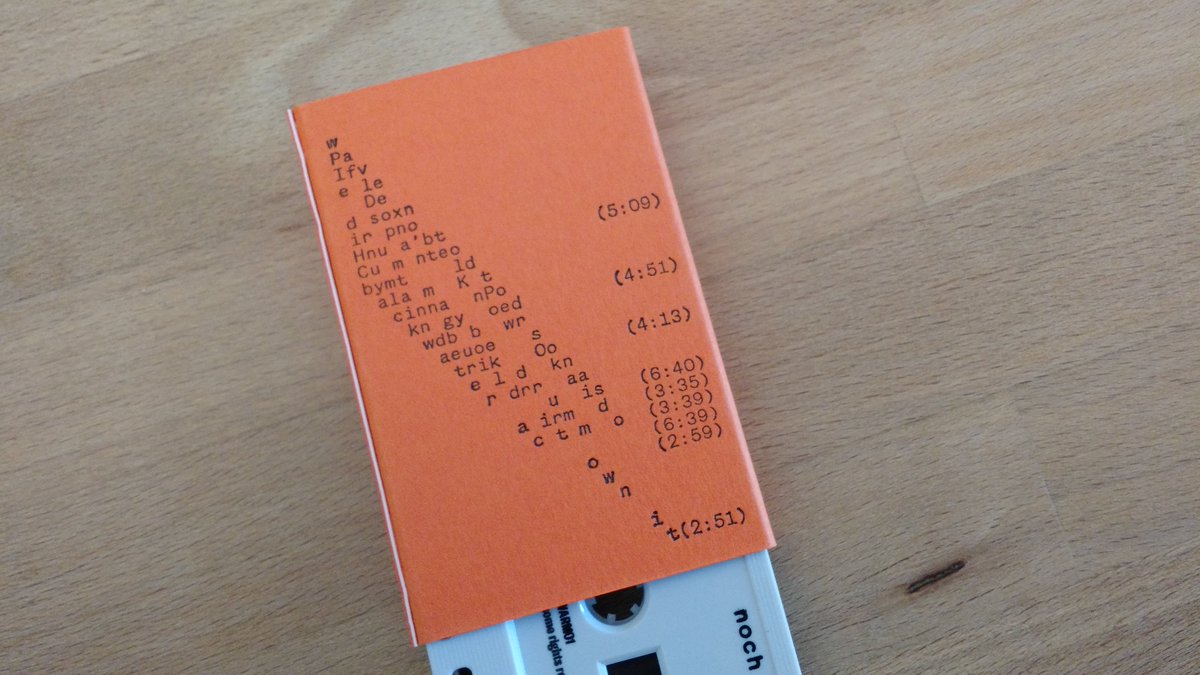 __noch__'s tweet photo. I'm photos of packaging for audio cassette I've made

Can have a look n pre-order it right here:
https://t.co/uJP3V3lf74 https://t.co/bU8Uet3vwo