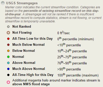danielkpearson's tweet photo. Quick link (https://t.co/NL1TiSOZCg) to @USGS_Texas streamgages in #BuffaloBayou watershed above downtown #Houston. #MapLegend attached. https://t.co/LsYRRFl3QA