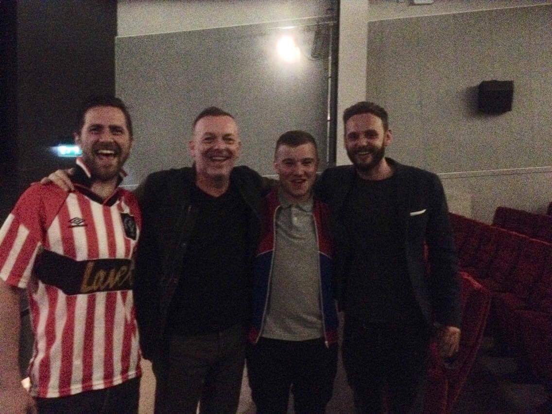 onesceneone's tweet photo. 👮@robertcarlyle_ is a Blade🎺
Thanks @showroomcinema, @unitebrassband
#HugoSpeer and @Wimsnape
#Sheffield #cinema
#TheFullMonty @SUFC_tweets https://t.co/NcBn5BvjzW