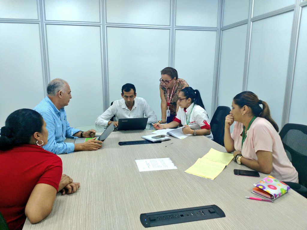 OCADMETA's tweet photo. Equipo del #OcadMeta trabaja a esta hora en la revisión de las funciones que cumple la Secretaría Técnica. https://t.co/6o0ArHkPKE