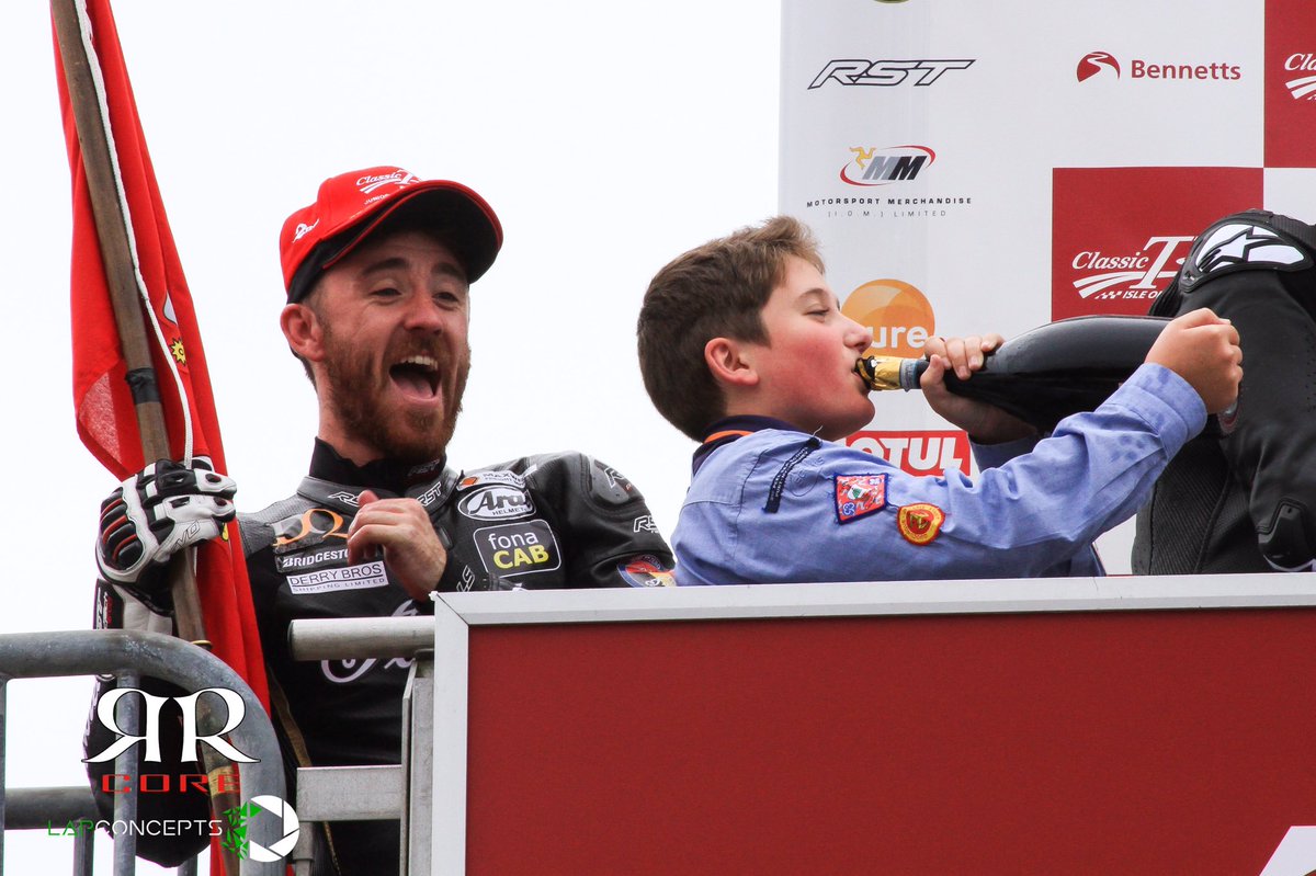 LAPconcepts's tweet image. When you ask the scout to open the champagne and he takes a swig instead @Lee_johnston13 @iom_tt